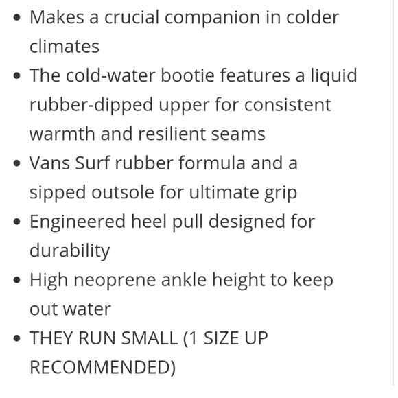 SOLD|NWT|Vans 3mm Surf Hi Boots - Picture 7 of 7